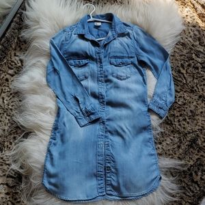 H&M denim like button down dress
